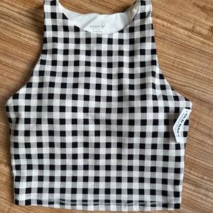 Old Navy active gingham top